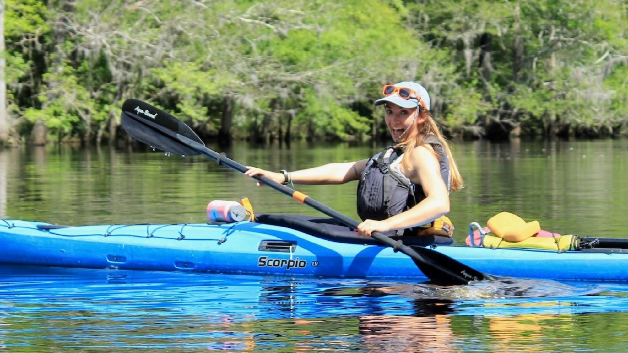 Kayaking with Coastal Warriors on Huger Creek with the Coastal Expeditions Foundation