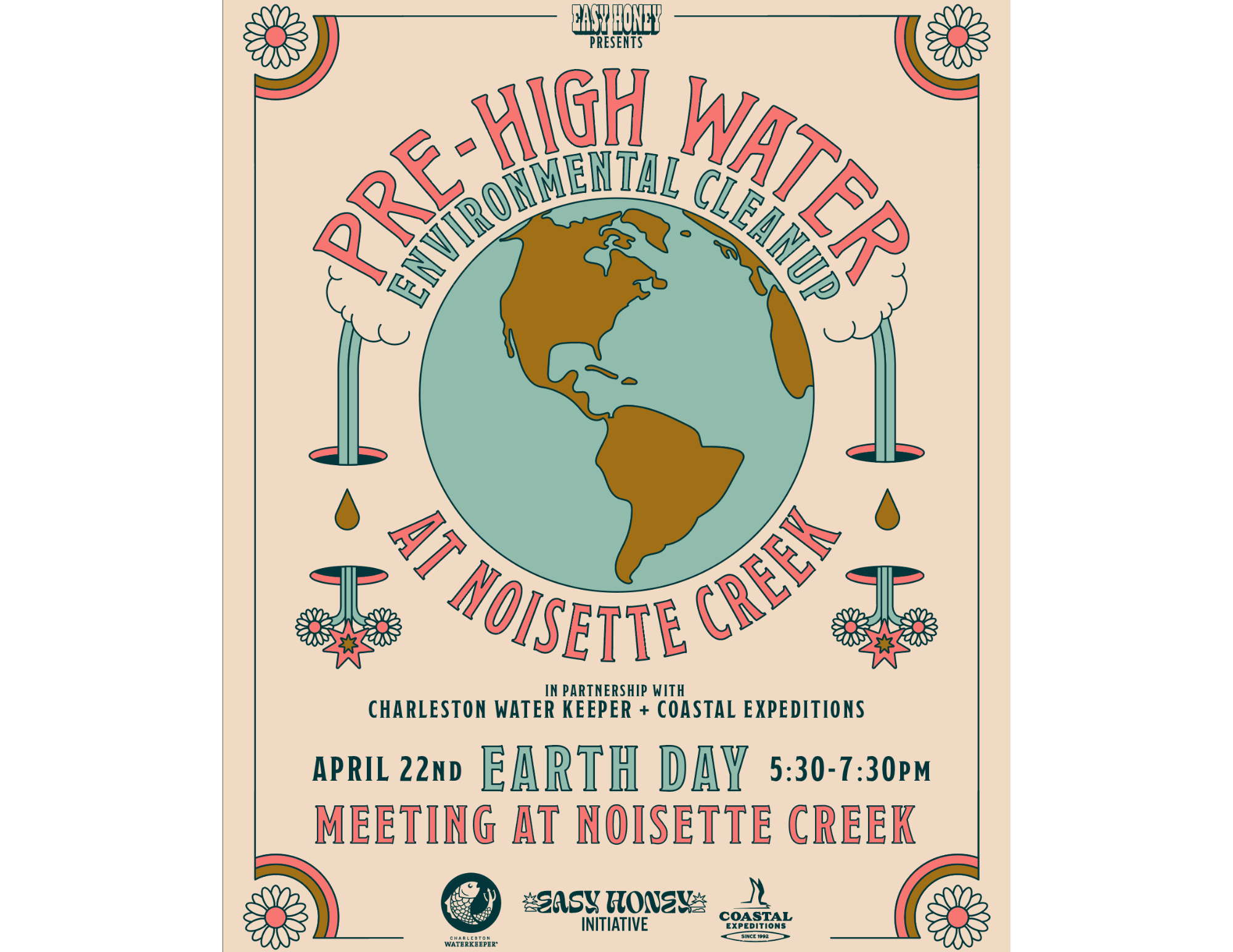 High Water Festival, Easy Honey, Volunteer, Coastal Expeditions Foundation, Charleston Waterkeeper