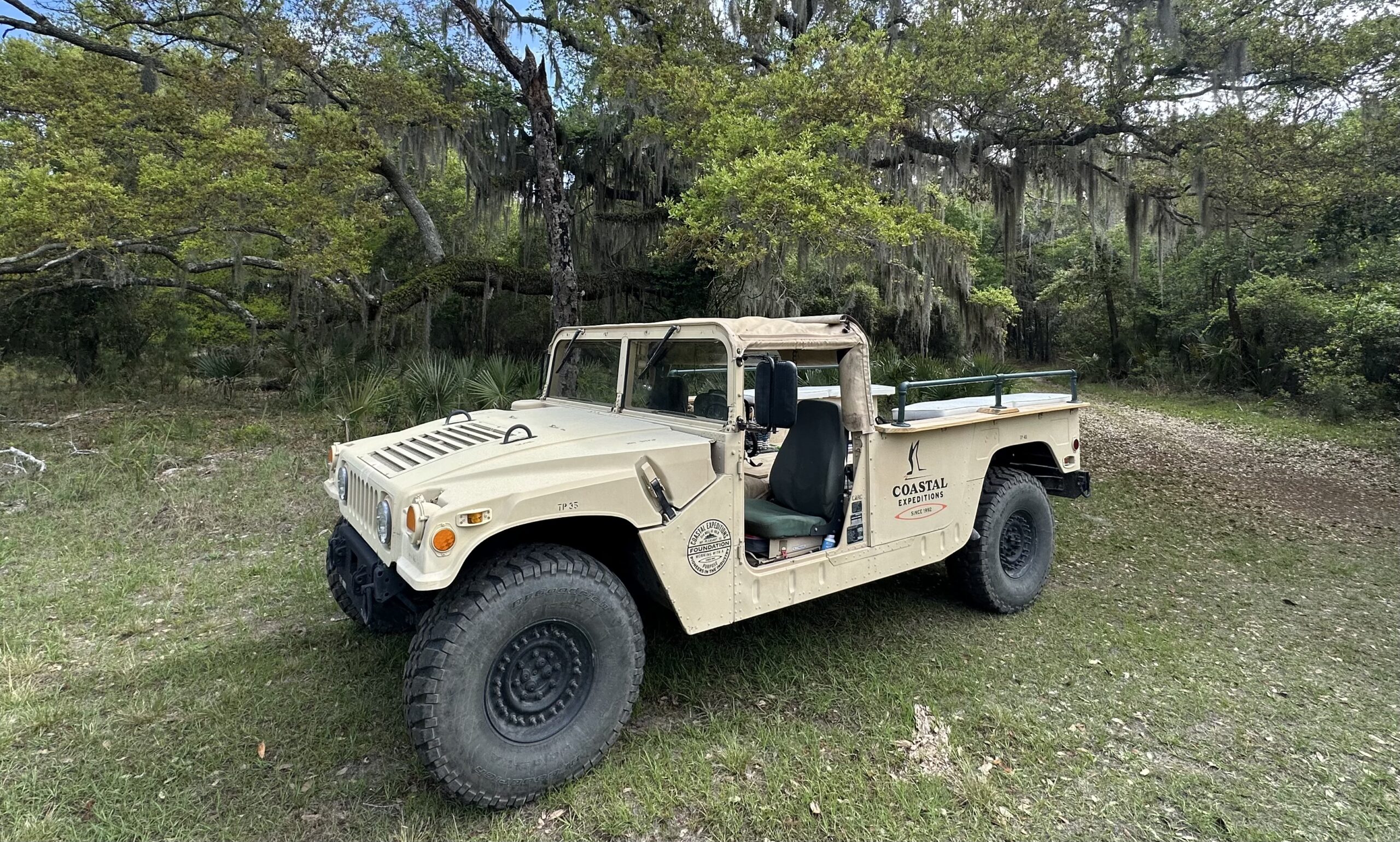 Kiawah River Safari, Dunlin Group Tours, Humvee