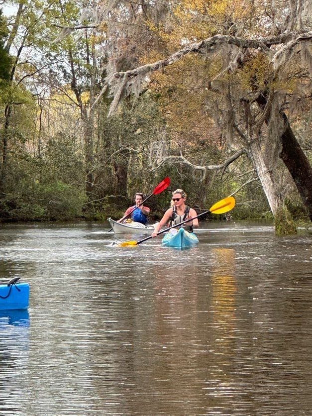 Blackwater paddle with the Spring 2025 Coastal Warriors Boeing, Veterans, Charleston, Coastal Expeditions Foundation