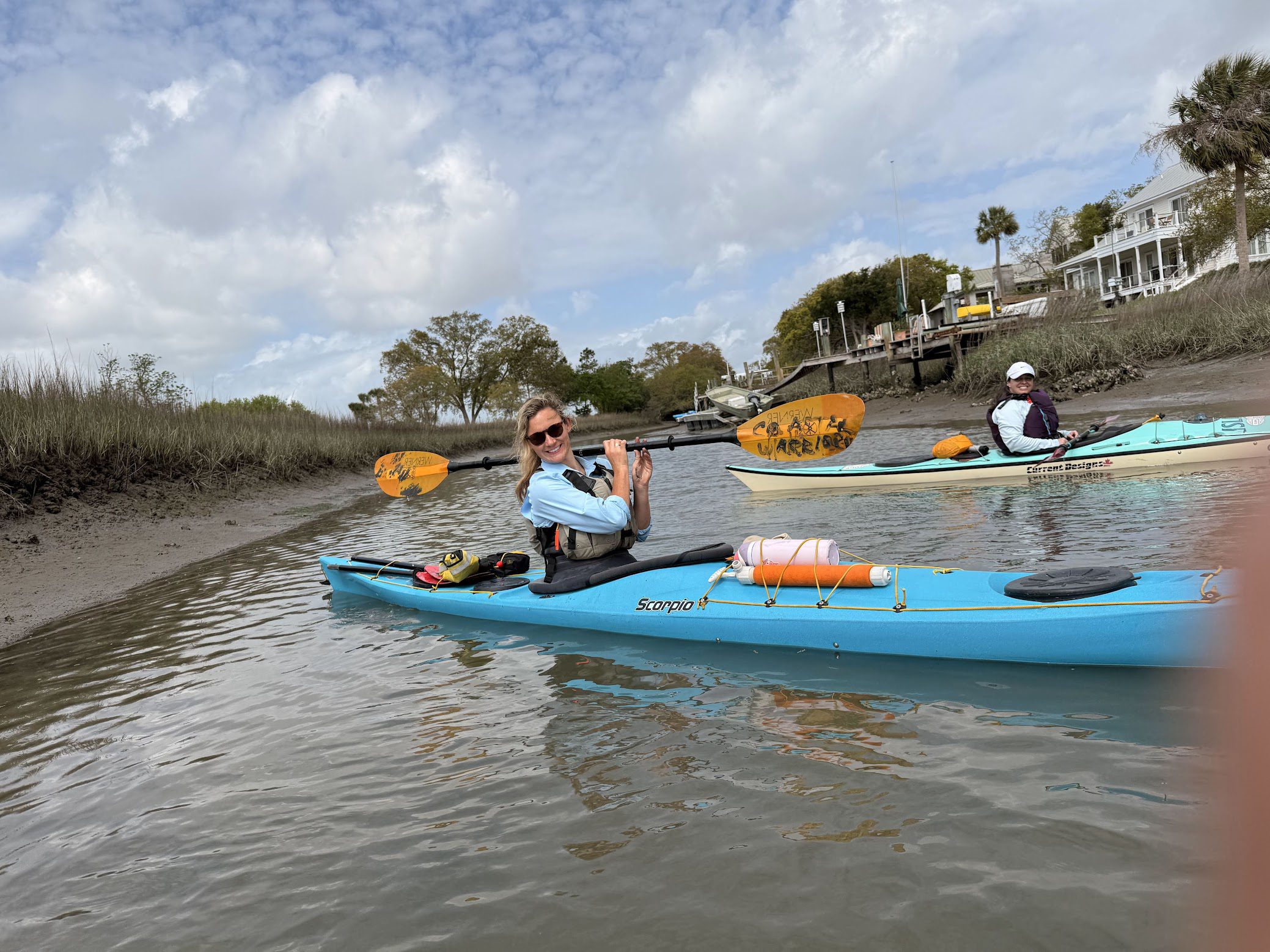 Shem Creek Paddle with the Coastal Warriors Coastal Warriors, Coastal Expeditions Foundation, Boeing, Spring 2025, Charleston, Veterans Program